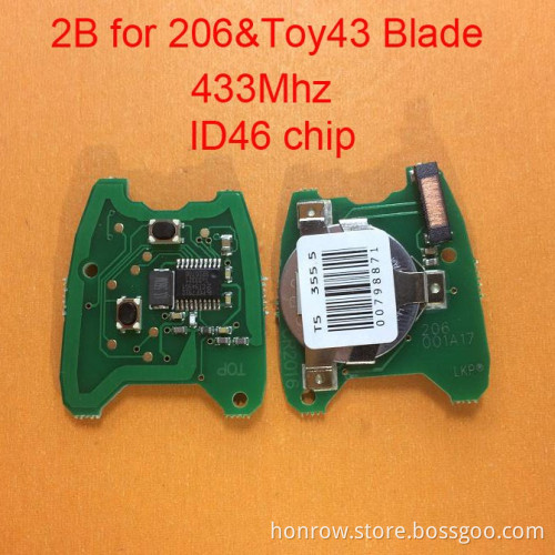 High quality & cheap 2 button citroen electronic board be used for citroen Saxo Picasso Xsara Berlingo